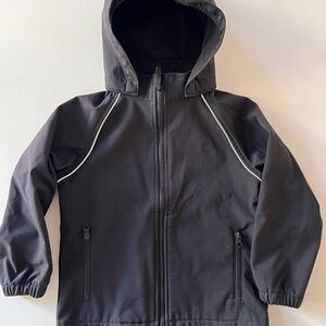 Softshell Black Hooded Jacket